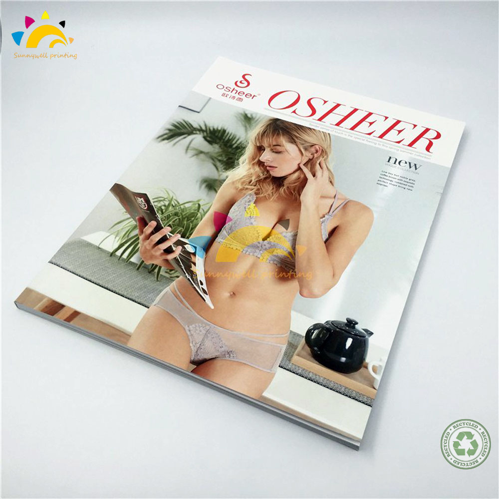 Société d'impression de brochure en couleur personnalisée personnalisée