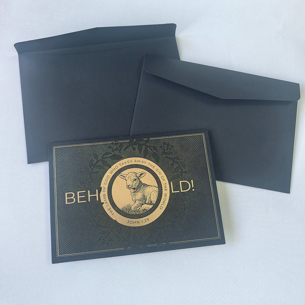 Dossier Cartes de Noël avec enveloppe de conception personnalisée