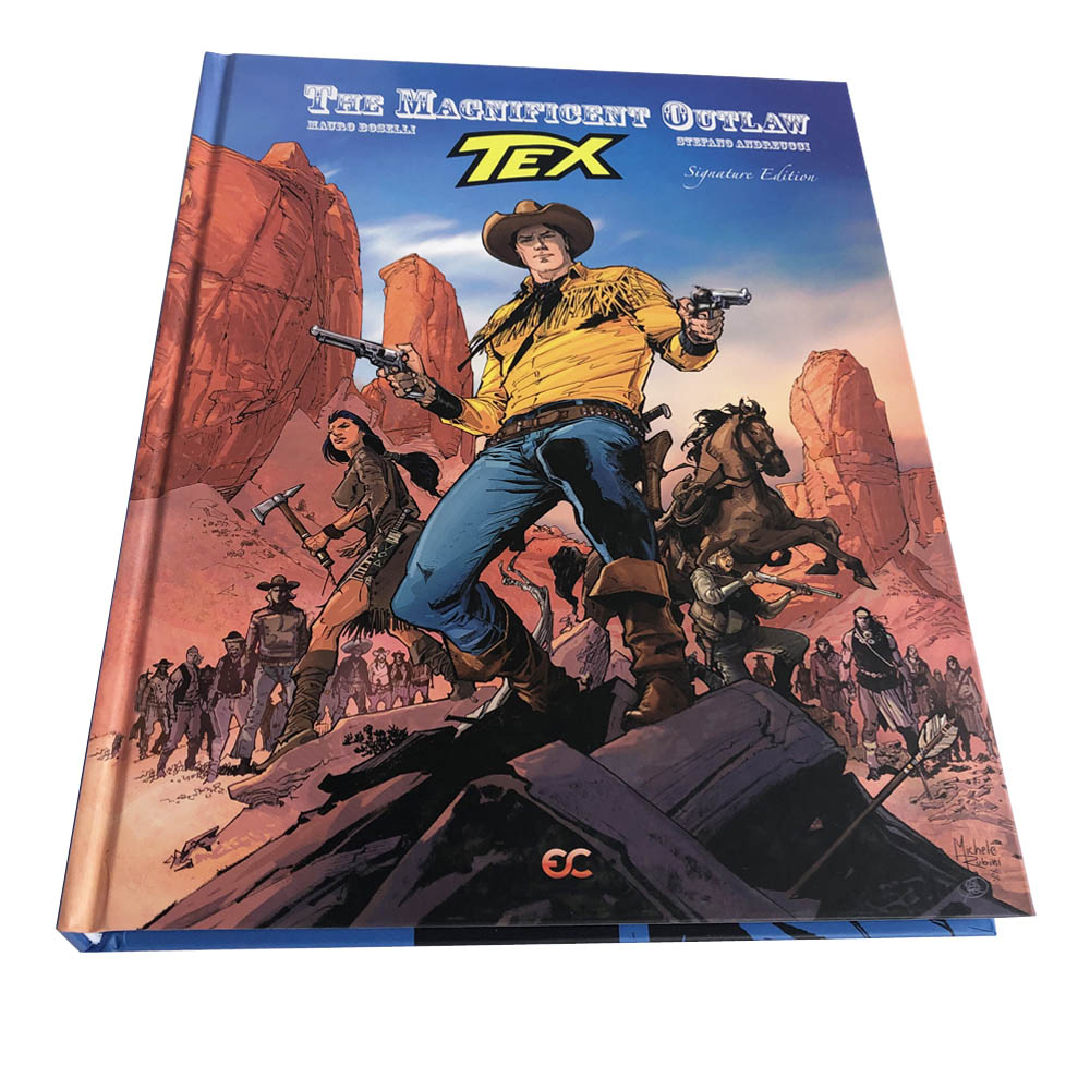 Imprimante de bandes dessinées à couverture rigide de liaison rigide, Aldult Comic Book Printing China