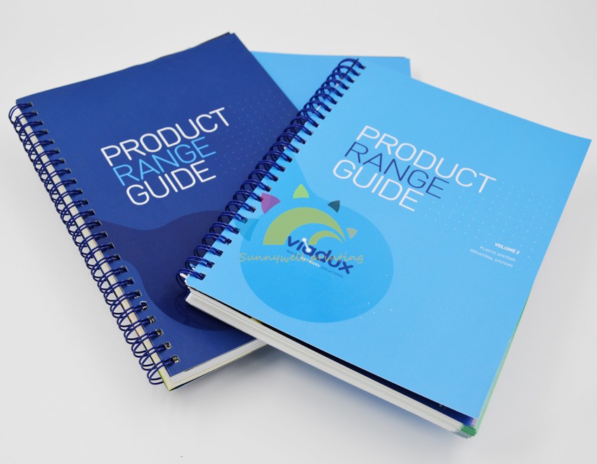 Spiral Catalog Brochure Printing Custom Printing Factory